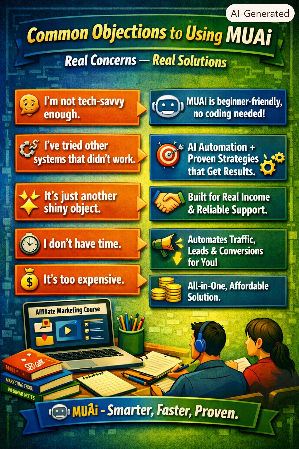 Common objections to MUAi and responses.